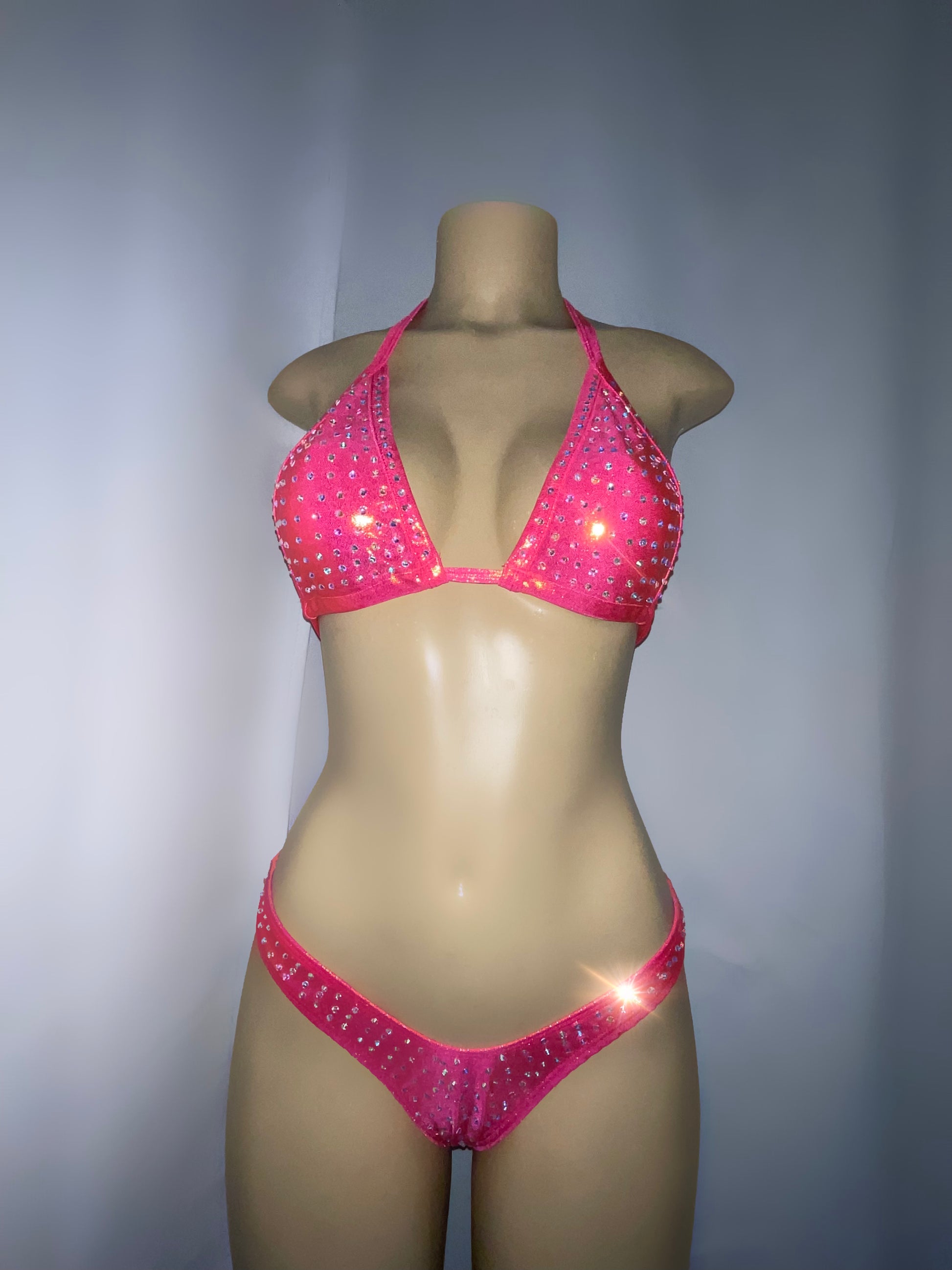 Hot Shot Pink Bikini - Exotic dance outfit