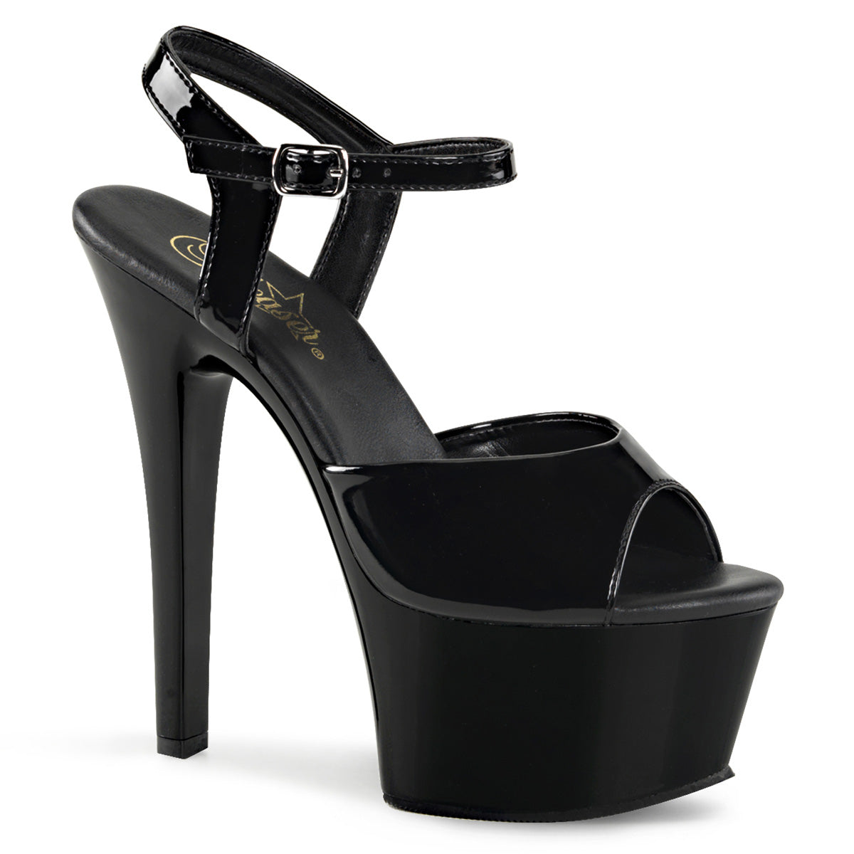 All Black Platform Heels