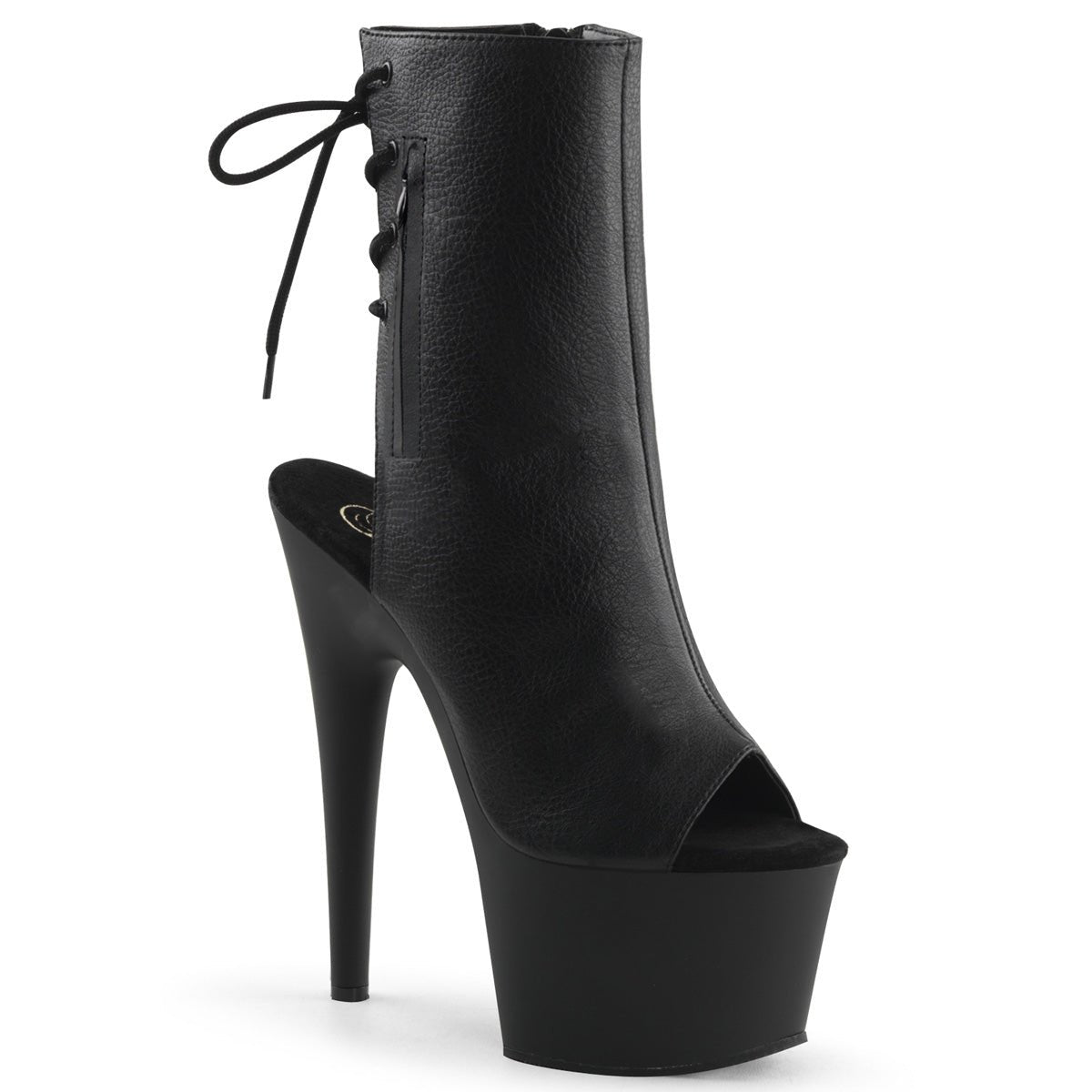Matte Black Exotic Dance Heels - Exotic dance heel