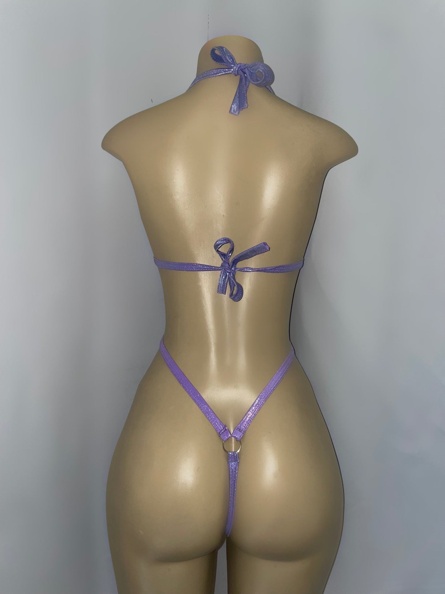 Lilac Rush Thong Bodysuit - Exotic dance outfit