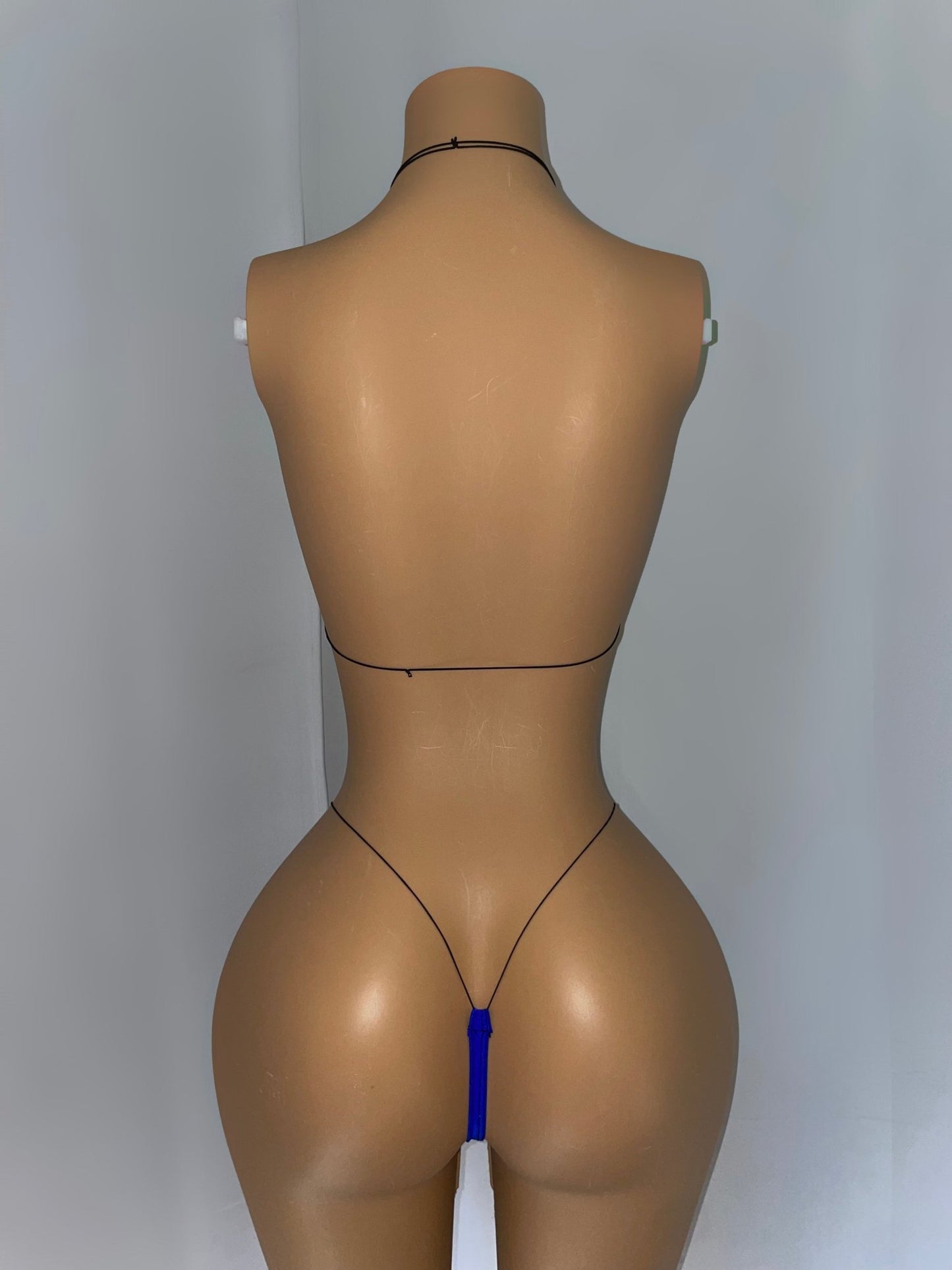 Royal Blue Rhinestone Bling Bikini - Moments ExoticExotic dance outfit