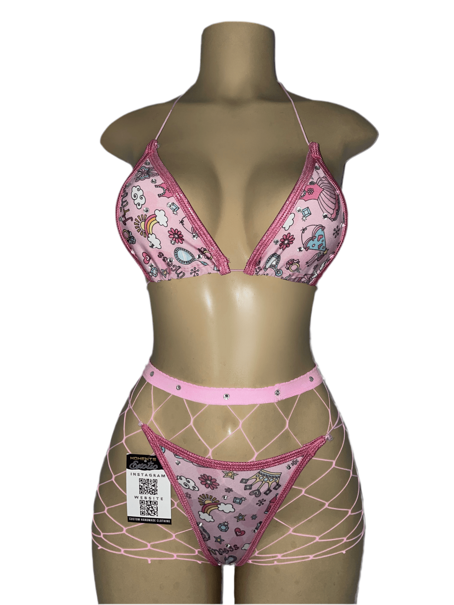 Princess Rhinestone Bikini - Moments Exotic