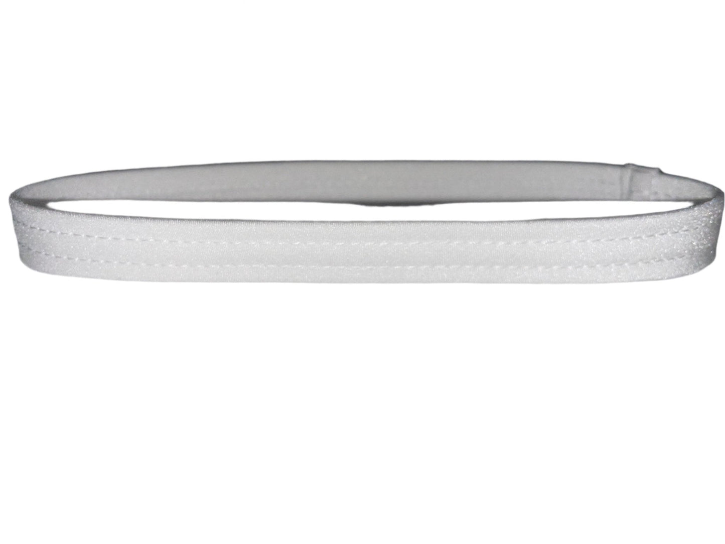 White thigh garter made of stretch elastic, worn by exotic dancers as a money band.