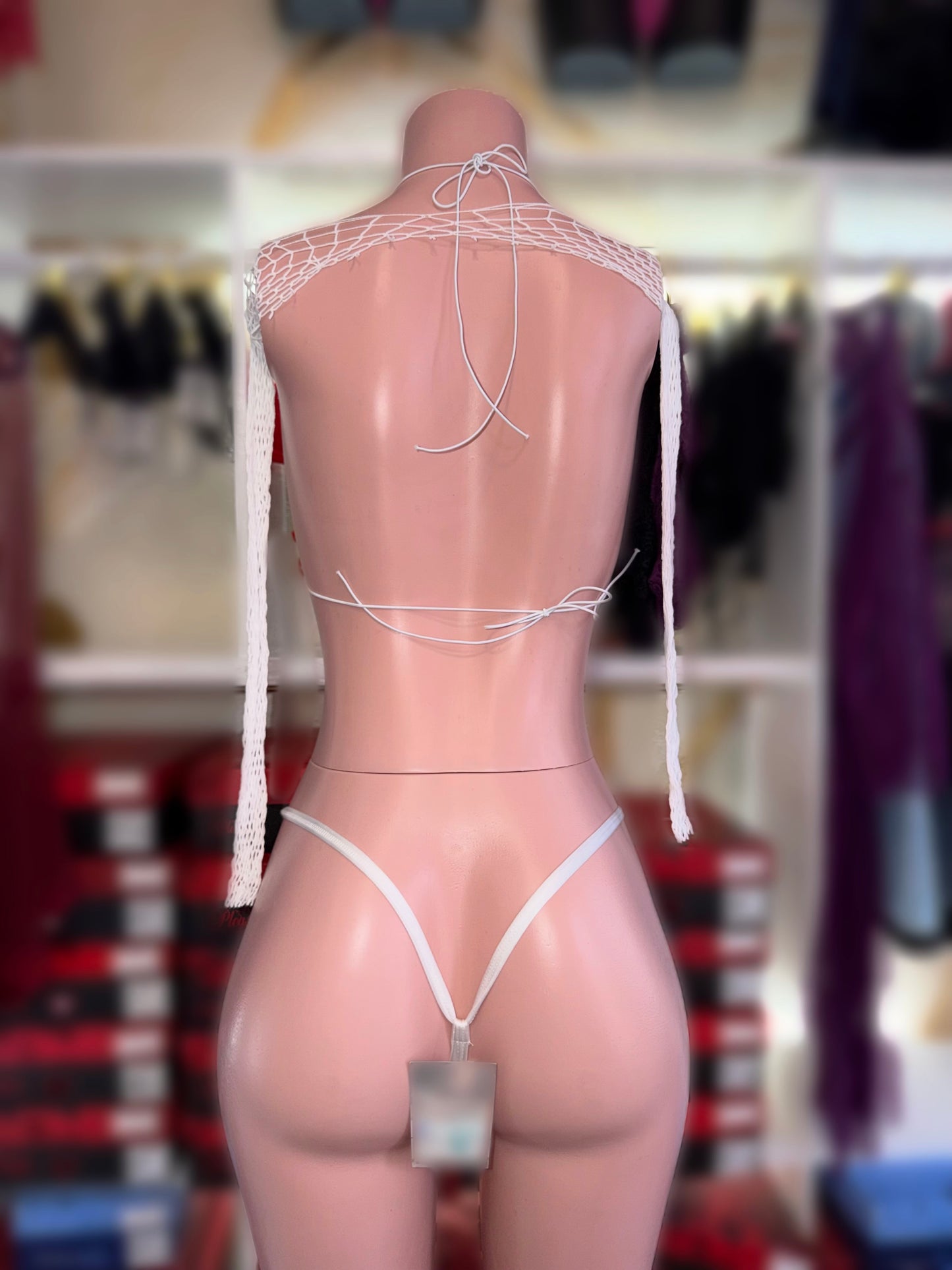 White Velvet 2pc Bikini