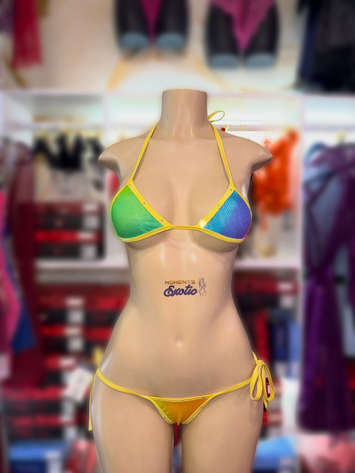 Pastel Rainbow Microkini