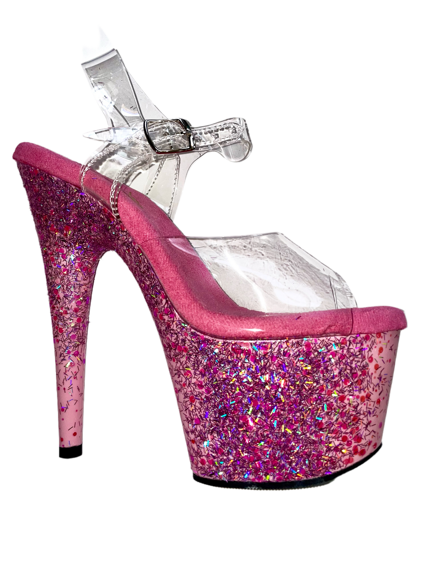 Pink Fetti Exotic Dance Heel