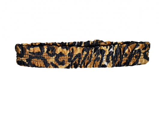 1in leopard print garter