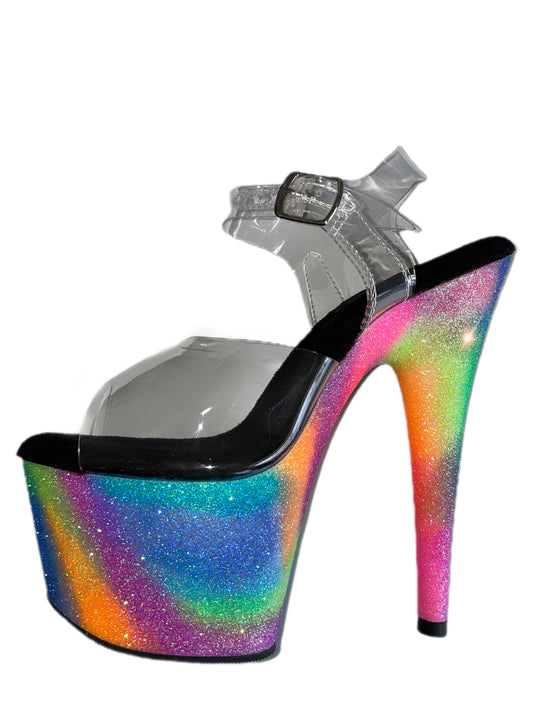 Glitter Exotic Dance Wear Shoes