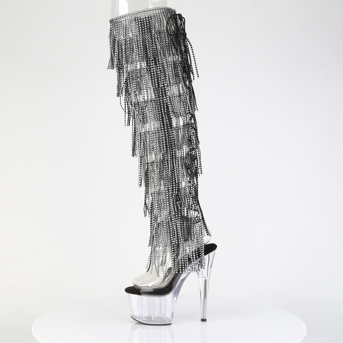 Fringe Passion Black Boots