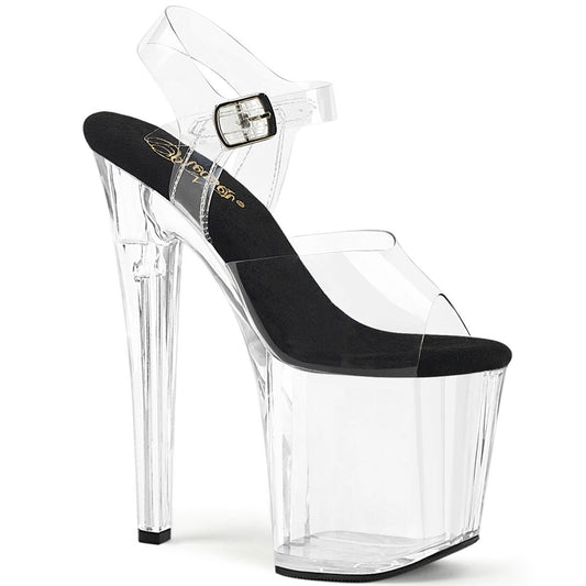8 Inch Clear High Heels Prism - Moments ExoticExotic dance heel