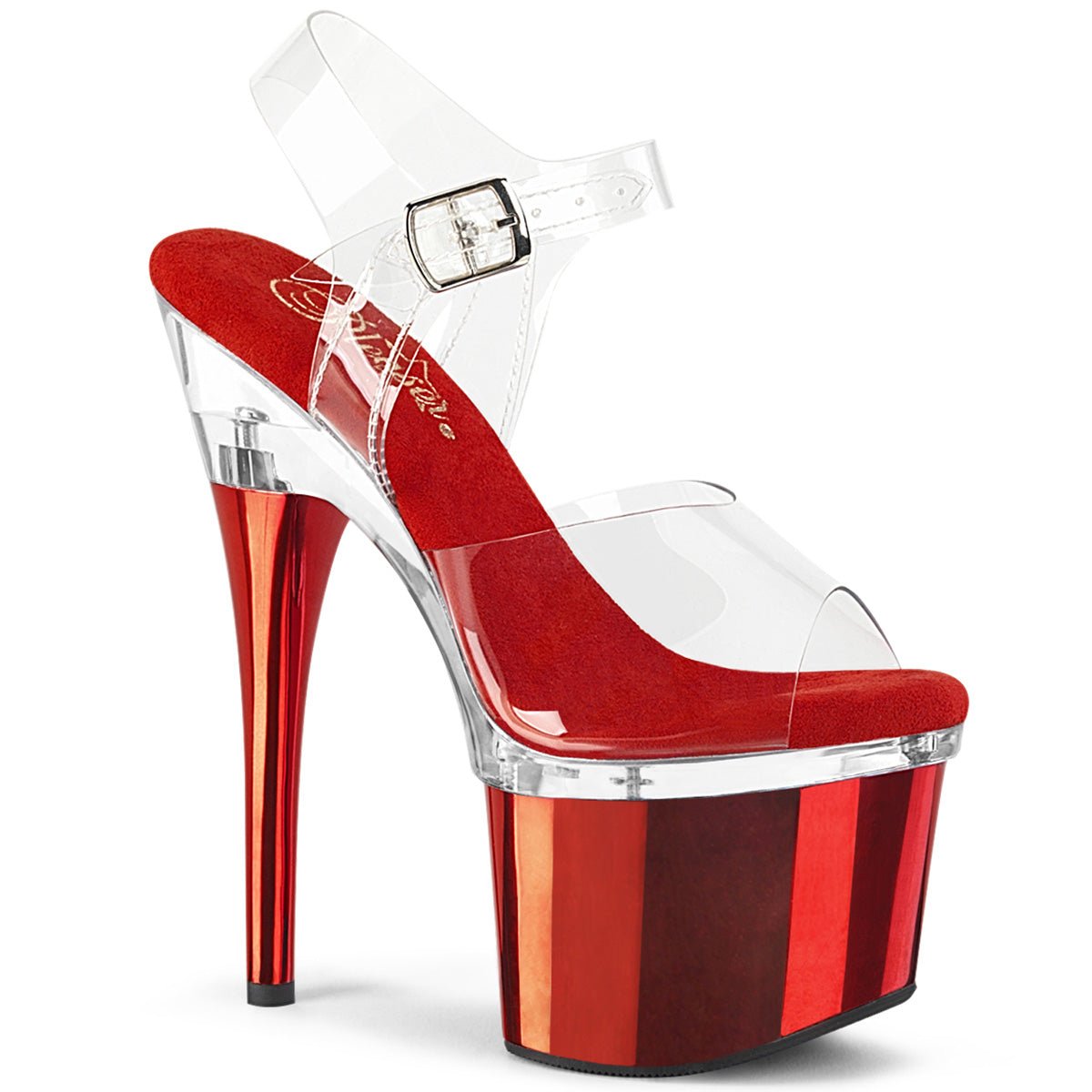 Crimson Chrome Exotic Dance Heel - Moments ExoticExotic dance heel