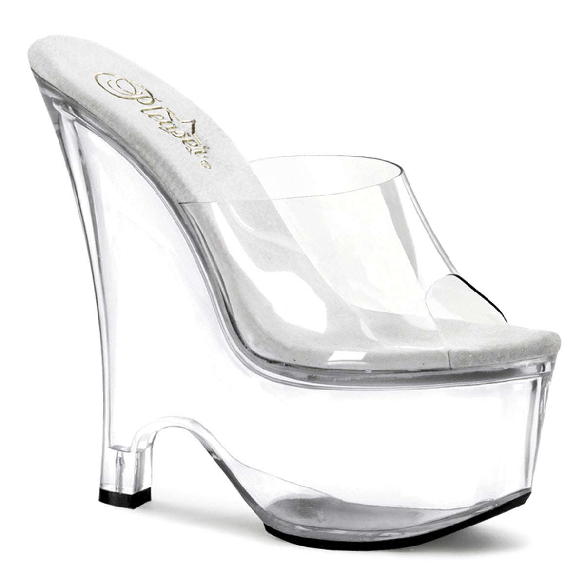 Glass Slipper Wedge Heel - Moments ExoticExotic dance heel