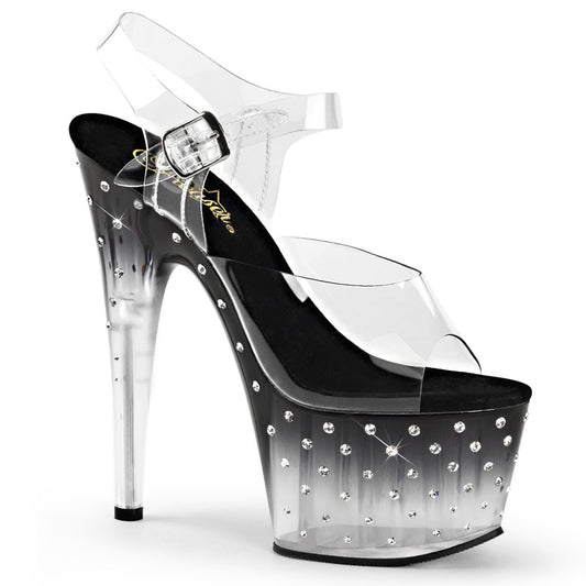 Ombre Rhinestone Heels - Exotic dance heel