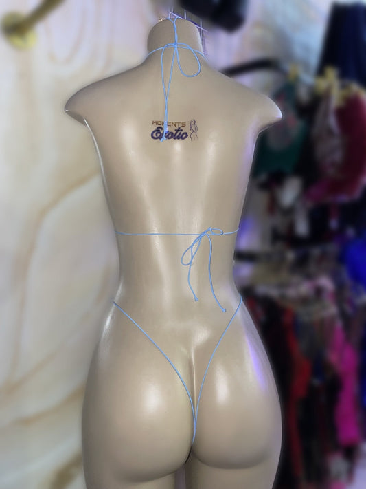 Dusa Pink Rhinestone Bikini - Exotic dance outfit