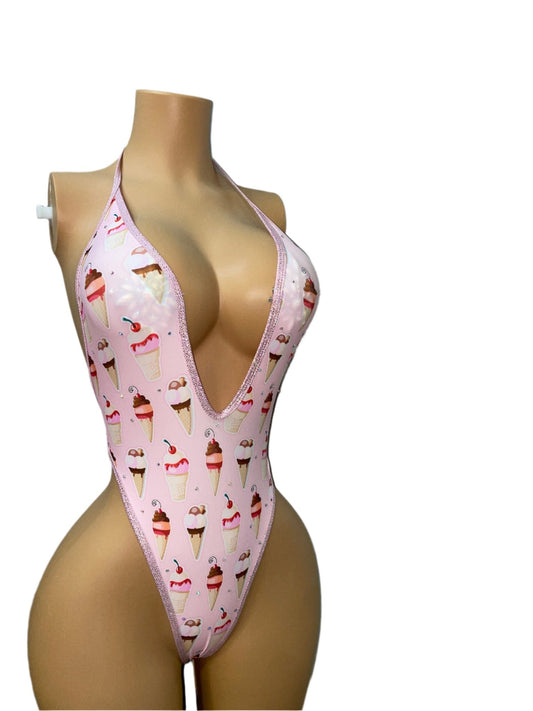 Ice Cream Dream Bodysuit - Moments ExoticExotic dance outfit