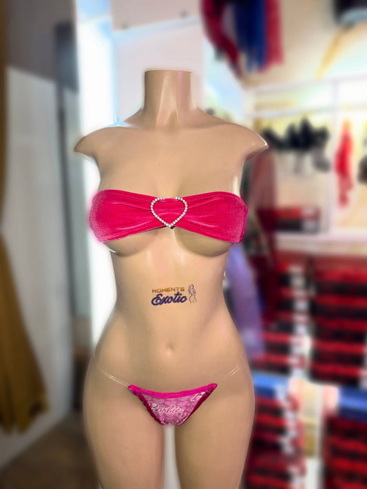 Starburst Pink Bikini - Exotic dance outfit