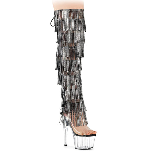 Fringe Passion Black Boots - Moments Exotic